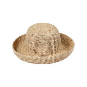 Lack of Color Raffia straw boat hat